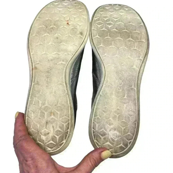 ECCO Women's Sense Toggle Fashion Sneaker Metallic Stone Size 41 (9-9.5) Slip On - Picture 9 of 12